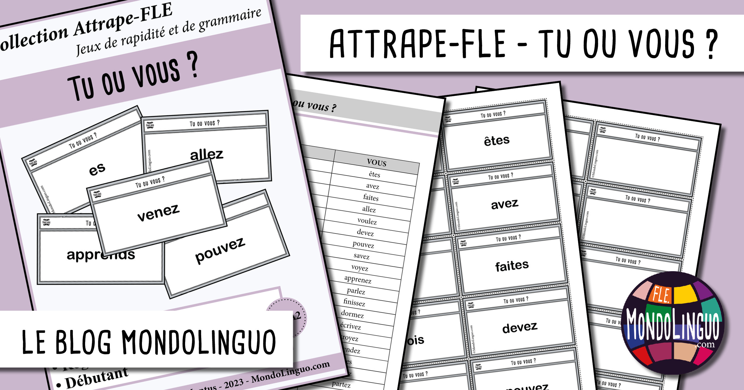 Attrape fle Tu Ou Vous Mondolinguo Fran ais Attrape fle Tu Ou Vous Mondolinguo Fran ais