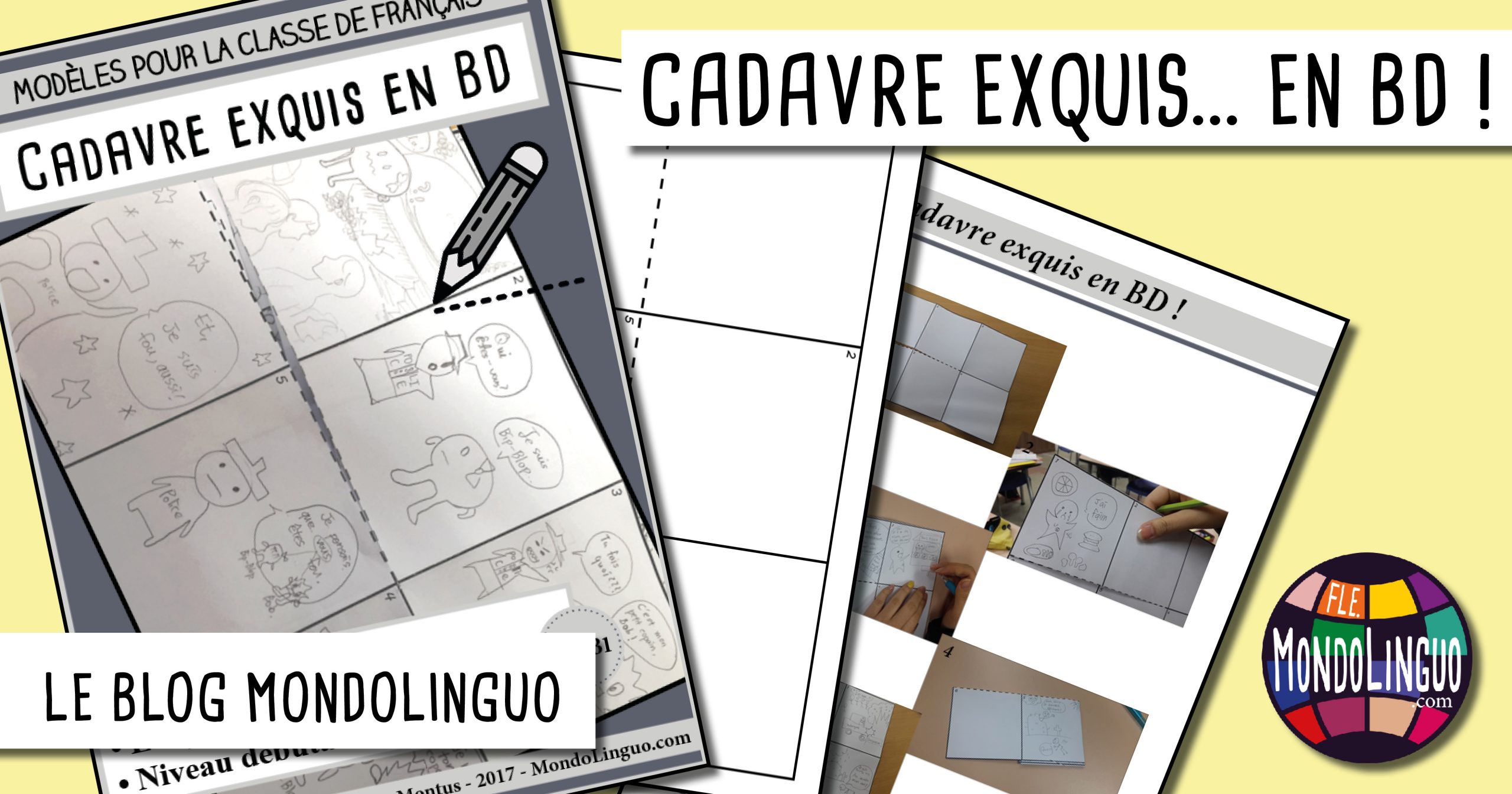 Ecrire et dessiner en classe de FLE Cadavre exquis en BD
